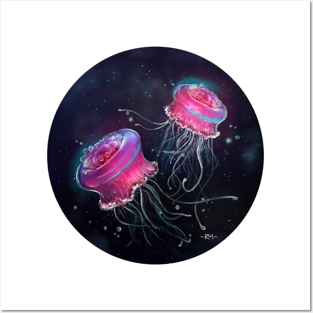 Jellyfish Wall Art by Ria_Mizuko